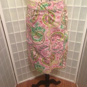 Chadwicks Womens Paisley Print Size 10 Skirt
